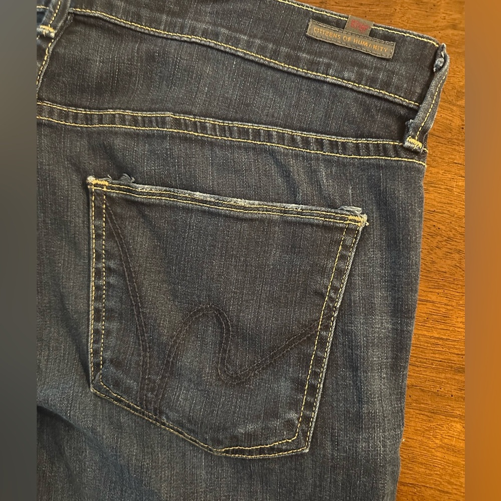 Citizens of Humanity “Dita” Deep Indigo Bootcut Jeans
